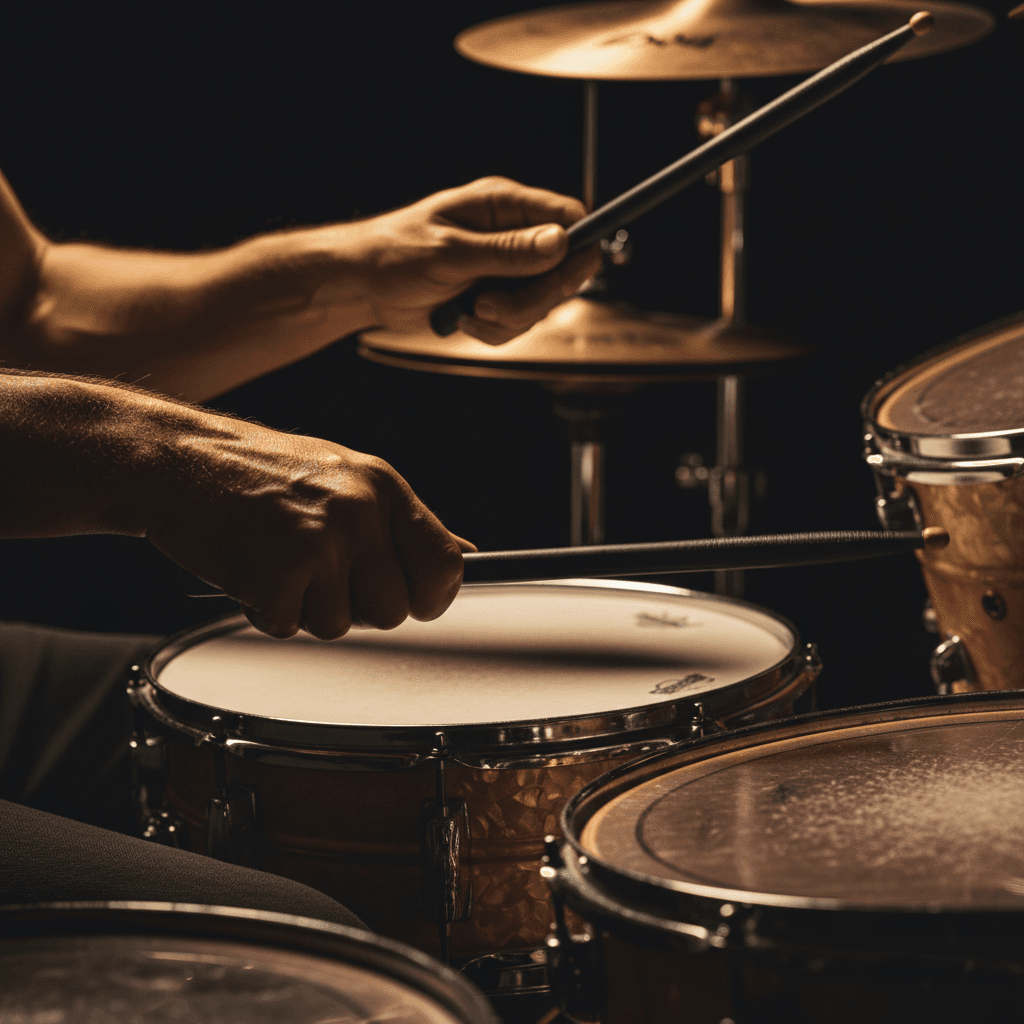Producer triggering drum pads on a controller